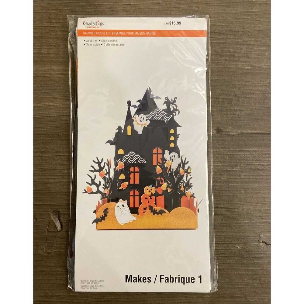 Recollections Halloween Haunted House Kit Makes 1 NEW WITH TAGS